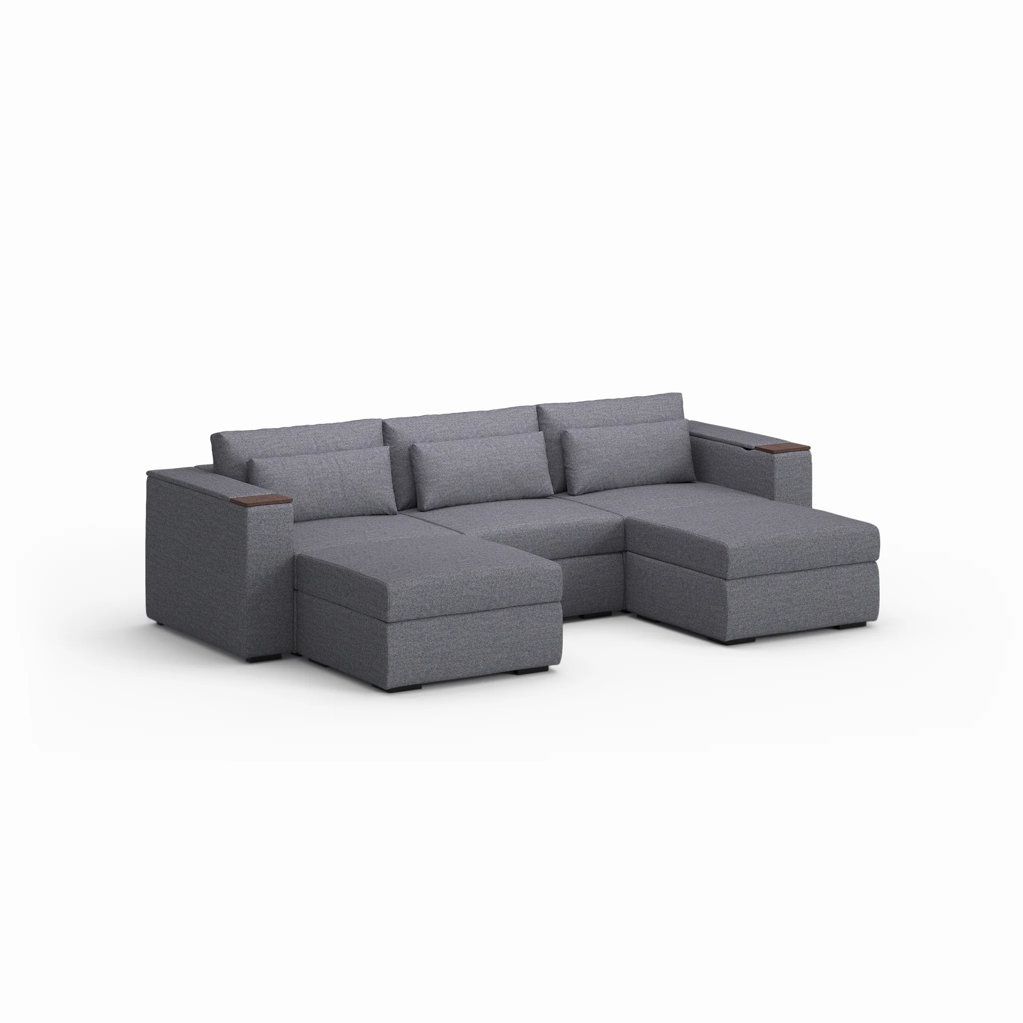 Three Seater - With 2 ottomans - Image 26