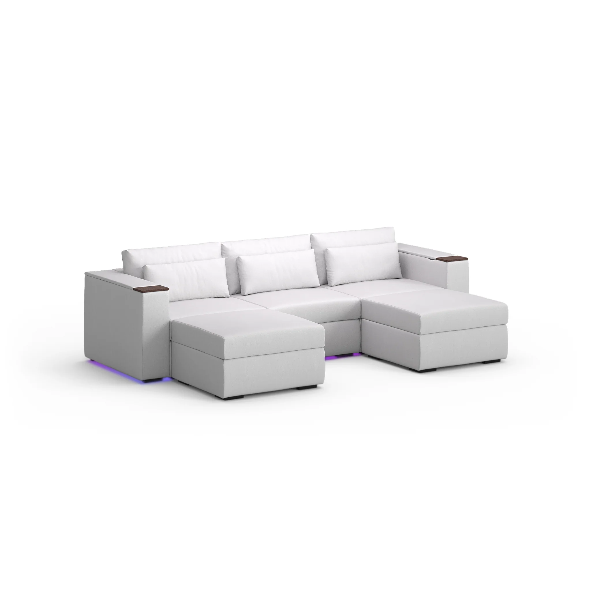 Three Seater - With 2 ottomans - Image 44