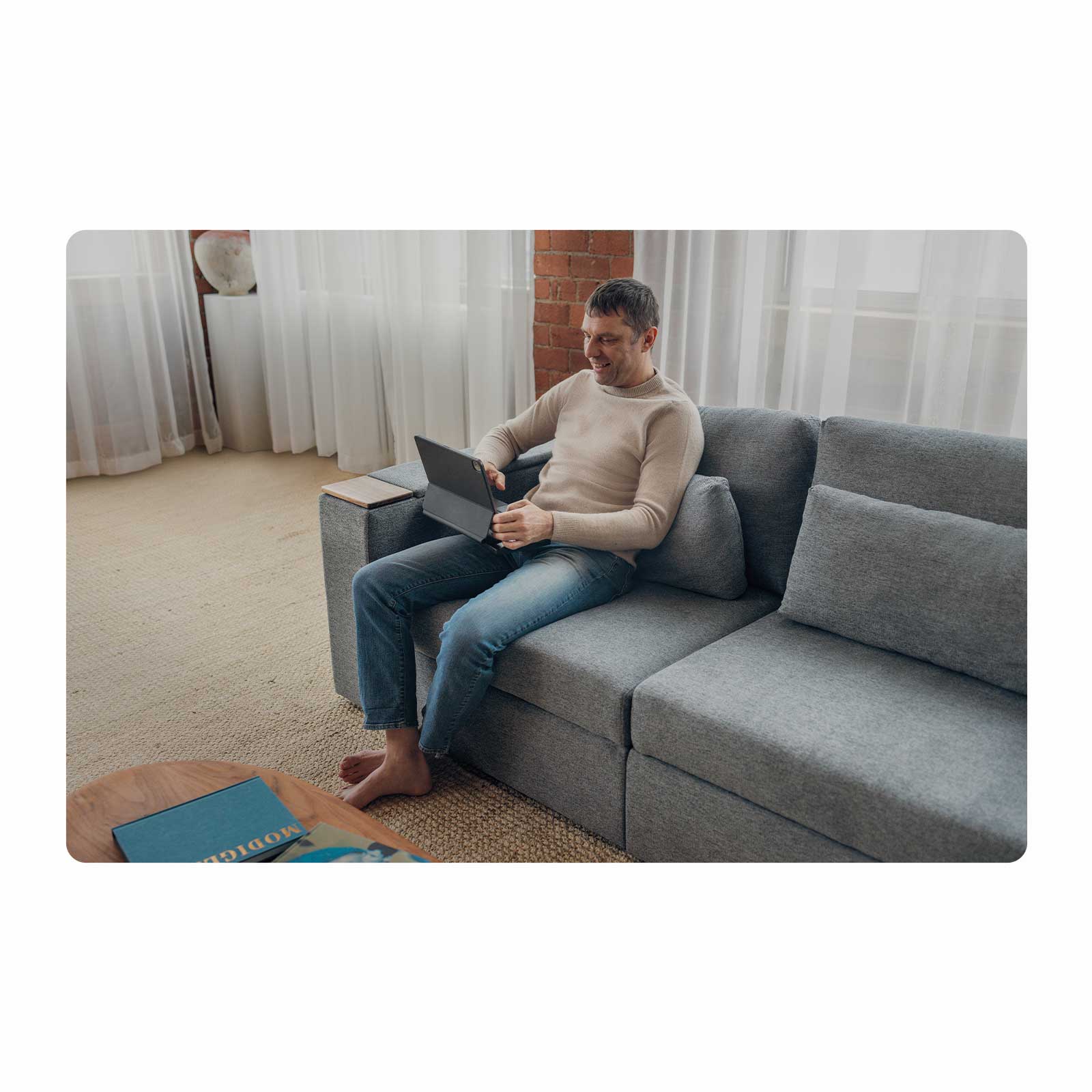 Four Seater - With 2 ottomans - Image 6